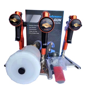 ปืนพ่นสีระบบแรงดันสูง hvlp แบบมืออาชีพปืนฉีดลมพลาสติกขนาด600มล. แบบ DIY - Product Image 2