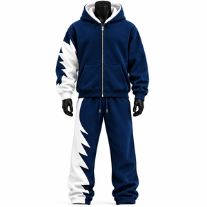 Conjunto Deportivo de Alta Calidad para Hombre, con Logotipo Personalizado, Lavado Ácido, Tejido Grueso, Venta al Por Mayor - Product Image 4