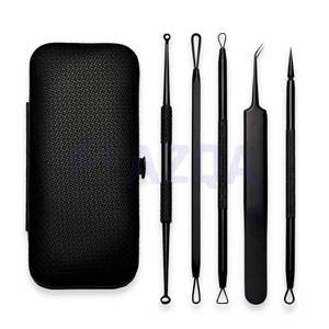 ชุดอุปกรณ์กำจัดสิวเสี้ยนสแตนเลสคุณภาพสูงสำหรับขายส่ง ชุดเครื่องมือดูแลความงามสำหรับกำจัดสิวและสิวอักเสบระดับมืออาชีพ - Product Image 2