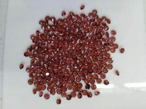 Natural Red <b>Garnet</b> 4MM Round Brilliant Cut Best Quality Loose Gemstone For Jewelry Making - Product Image 5