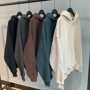 เสื้อฮู้ดดี้โอเวอร์ไซส์สไตล์สตรีทแวร์ พิมพ์ลายโลโก้ตามสั่ง ปรับแต่งได้ ฮิปฮอป ทรงหลวมไหล่ตก - Product Image 5