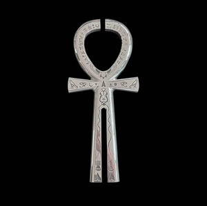 Diapason ANKH, symbole égyptien sacré, instrument de guérison sonore en métal, outil de méditation. - Product Image 2