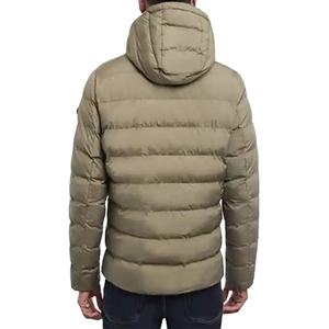 Custom Men Thick Quilted Bubble Puffer Jacket Winter Outdoor Breathable Waterproof Coat Zipper <b>Cotton</b> Filled <b>Padded</b> Jacket 2026 - Product Image 3