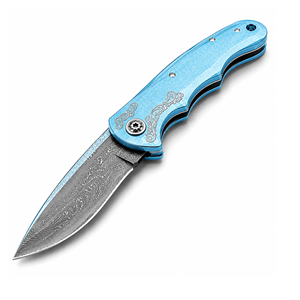 Couteau à lame fixe artisanal SHARP POINT TRADES Sheepsfoot, bord droit, manche en cuir, qualité industrielle, épaisseur 0,5 mm, garantie 3 ans - Product Image 3