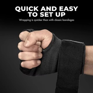 Gants intérieurs en coton rembourrés de gel pour entraînement professionnel de boxe et MMA, bandages de poignet élastiques de haute qualité pour le punching - Product Image 4