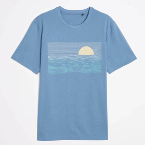 Camiseta Estampada para Hombre, Estilo Urbano Cómodo, Corte Relajado, Uso Diario - Product Image 1
