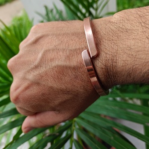 Gift hand wear unisex occasion cuff bangle wholesale new <b>copper</b> magnetic <b>bracelet</b> ethnic premium low price - Product Image 1