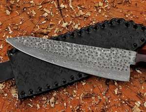 Best Supplier Cooking Handmade Damascus Steel Chef <b>Knife</b> Resin & Wood Handle Right Hand <b>Knife</b> <b>Set</b> Serrated edge chef <b>knife</b> - Product Image 2