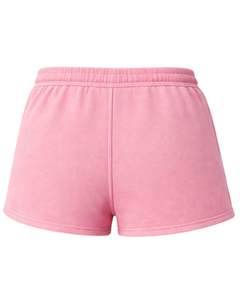 Shorts de Felpa Rosa Personalizados para Mujer con Estampado Floral de Mariposas, Cintura Elástica, Casuales de Verano, Fabricante Personalizado, Suministro al por Mayor OEM - Product Image 6