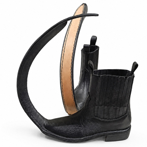 Botas de Cuero Hechas a Mano con Punta Rizada Estilo Medieval, Botas Negras de Vikingo, Elfo, Duende, Bruja, para Disfraces de Fantasía, Renacimiento, Halloween, Cosplay - Product Image 2