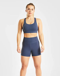 Shorts de Yoga para Mujer de Alta Calidad, Poliéster/Algodón, Ecológicos, Transpirables, Resistentes al Viento, de Secado Rápido, con Botones, Diseño Sexy para Club - Product Image 4