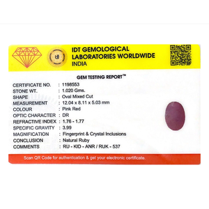 Natural African Ruby 5.1 Carat Certified Wholesale Faceted Brilliant Cut Gemstone - Product Image 4