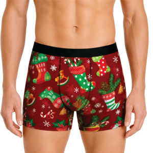 Custom Logo Sublimation <b>Boxers</b> for Men Soft Stretch Quick Dry Underwear Elastic Waist Bulk Wholesale Manufacturer Supplier Order - Product Image 1