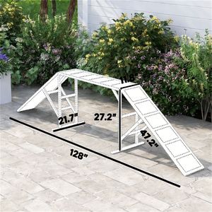Rampa Grigia per Addestramento Agility Cani, Attrezzatura per Allenamento su Pista - Product Image 6