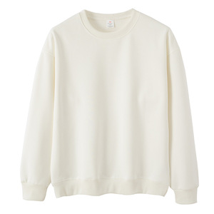 Custom Letter Print Crew Neck Sweatshirt Women 100 Cotton Knitted Autumn Regular Fit Full Sleeve Breathable Oem Service - Product Image 2