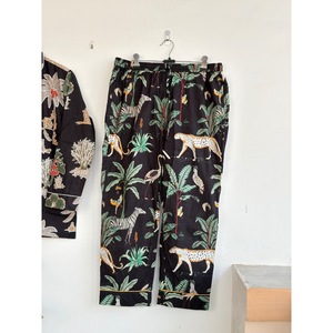 Vestido Camisero Bohemio de Manga Larga con Estampado a Rayas, Cuello en V, Corte Regular, Botones al Frente, Tejido Transpirable 100% Algodón para Todas las Temporadas - Product Image 2