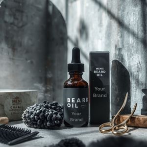 OEM/ODM Private Label Organic Herbal <b>Beard</b> Oil Moisturizer All-Natural for <b>Beard</b> Growth Frizz Control Gentle <b>Care</b> Strong Hold - Product Image 1