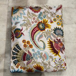 Tissu en coton imprimé à la main Sanganeri, tissu en cambric, bloc de bois naturel, imprimé Bagru, tissu fait main - Product Image 3