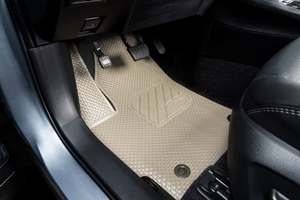 Tapis de sol de voiture en PVC personnalisés multicolores, thermosoudés ou à bordure cousue, imperméables, en nid d'abeille, OEM ODM - Product Image 1