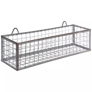 Cesta Colgante de Pared de Hierro Superior, Fabricada con Metal de Alta Calidad para Decoración de Jardín y Organización Interior - Product Image 3