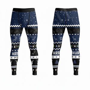 Leggings de compression thermiques d'hiver de qualité supérieure toutes saisons, personnalisés avec impression par sublimation, doublés polaire, pour la course à pied, OEM - Product Image 6