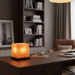 Modern Decor Himalayan Salt Lamp Stylish Look Himalayan Salt Lamp Relaxing <b>Glow</b> Himalayan Salt Lamp - Product Image 3