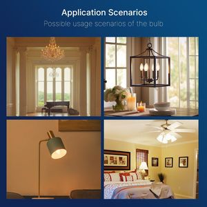 Lampadine LED Dimmerabili Equivalenti a Candela da 60W Certificato UL, Attacco E26, Luce Bianca Calda 2700K, Confezione da 6 - Product Image 3