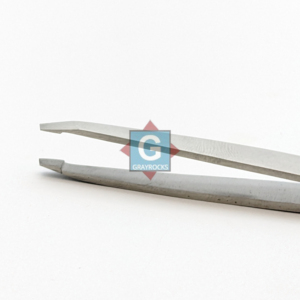 Slanted Stainless Steel Eyelash Extension Tweezers Precision Beauty <b>Tool</b> Makeup Instrument - Product Image 1