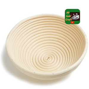 CHEAP PRICE: Wholesale Handmade Round Fermentation Dough Bannetons Customized Rattan 10inch Oval Proofing Basket Sets - Product Image 1