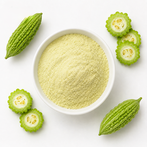 Polvo de Melón Amargo Deshidratado Puro, Ingrediente Herbal de Grado Alimenticio de Alta Pureza para Mezclas Herbales y Suplementos Dietéticos KONERI - Product Image 1
