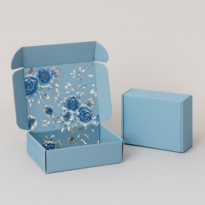 Cajas de Cartón Corrugado Ecológicas para Envíos, Impresión a Doble Cara Personalizada para Pequeñas Empresas, con Laminado Mate y Relieve - Product Image 1