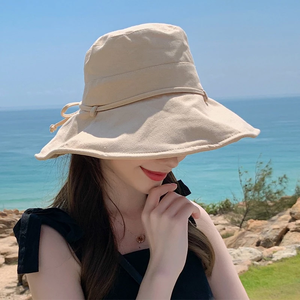 Chapeau Bob Unisexe en Toile de Coton Couleur Unie Décontracté Printemps-Été pour Adulte Taille et Impression Personnalisables - Product Image 6