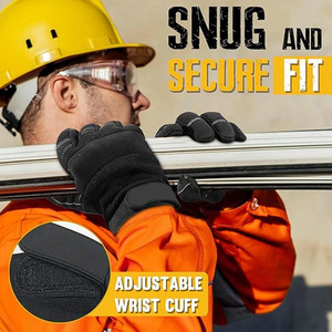 ถุงมือช่างอมารา หนังสังเคราะห์เสริมแรง ป้องกันความร้อน ทนทาน กันลื่น เหมาะสำหรับงานหนัก - Product Image 2