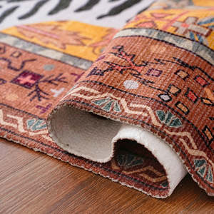 Alfombra Rectangular Antideslizante para Mascotas, Diseño Tigre de Bengala, Fabricada a Máquina, para Sala de Estar, Dormitorio, Hotel - Product Image 3
