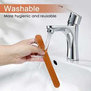 Mini Lima de Uñas de Acero Inoxidable con Doble Borde Curvo para Detallado de Precisión y Limaado Más Rápido - Product Image 5