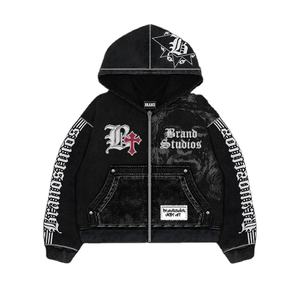 Sudaderas con Capucha Personalizadas Sublimadas 100% Algodón para Hombre, de Invierno, Sólidas, de Alta Calidad, Transpirables, Ecológicas, Ligeras y de Secado Rápido - Product Image 1