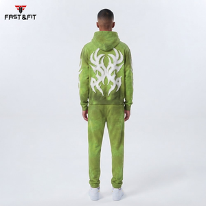 Survêtement de sport réversible respirant coupe ajustée hiver 2026, design populaire avec broderie lettres effet vieilli - Product Image 5