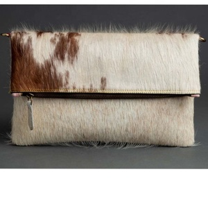 LW Vintage New Style Women's Leather <b>Wallets</b> Large Capacity Hair on Hide Cash Money Bag Purse Wholesale - Product Image 5