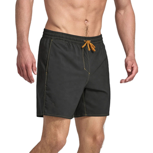 Shorts de sport pour homme en Spandex/Polyester, couleur unie, écologiques, séchage rapide, respirants, taille élastique, haute qualité, pour l'entraînement - Product Image 5