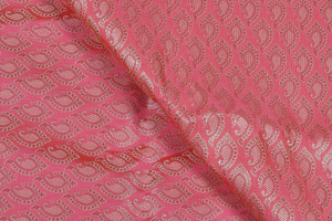 Tissu floral en brocart de polyester, élégant, doux et brillant, pour robe de mode, tenue de mariage et décoration intérieure - Product Image 4