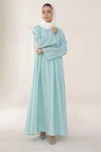 Nueva Llegada, Ropa Islámica Modesta, Túnica con Diamantes, Abayas Lujosas con Lentejuelas, Vestidos Musulmanes de Malla para Mujer, Abaya de Dubái, Poliéster - Product Image 4
