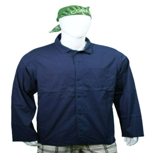 Chemise en flanelle tricotée à manches longues pour homme, col montant, 100% coton biologique, motif à carreaux, impression sérigraphique, logo personnalisé - Product Image 5