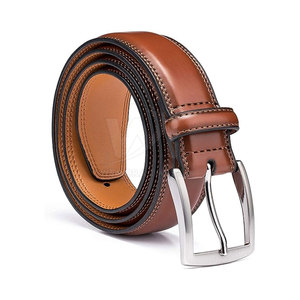 Nouvelle Ceinture en Cuir pour Hommes 2026 – Design Tendance, Vente en Gros, Ceinture Décontractée Ajustable à Boucle Ardillon en Cuir de Vachette - Product Image 2