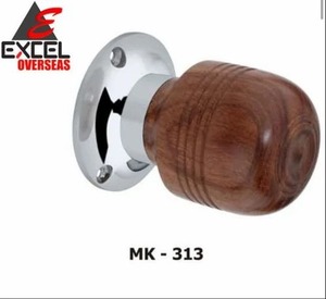 Poignée de porte classique en bois de qualité supérieure, poignée à bouton pour installation standard de porte, prix de gros - Product Image 2