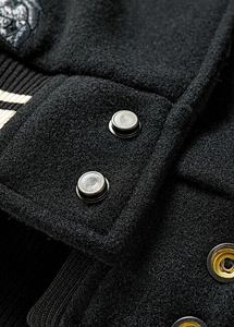 Premium Quality Custom Wool Body <b>Leather</b> Sleeves Letterman <b>Jacket</b> With Chenille Embroidery <b>Men</b> Clothing Varsity <b>Jacket</b> - Product Image 5