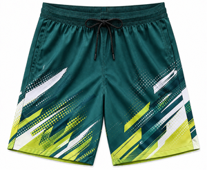 Shorts de golf décontractés pour hommes, shorts de jogging en polyester pour hommes, impression de logo personnalisée, shorts de bain pour hommes - Product Image 5