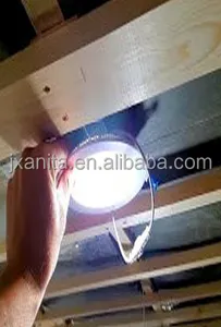 Luminária embutida 4 polegadas painel de iluminação fina suporte de montagem placa-com lábio