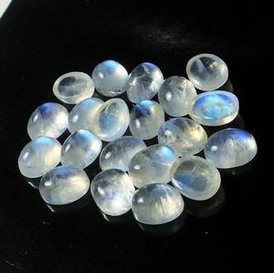Wholesale Oval <b>Rainbow</b> Moonstone Cabochon Natural Gemstone <b>Top</b> Selling Price Hole Straight Drilled Jewelry Making Available Bulk - Product Image 3