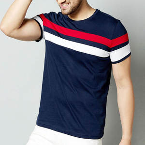 เสื้อยืดแขนสั้นแฟชั่นลำลองใหม่สำหรับผู้ชาย ผ้าฝ้าย 100% ระบายอากาศได้ดี คุณภาพสูง บริการ OEM แบบกำหนดเอง ผลิตในปากีสถาน - Product Image 6