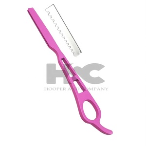 Hot Sale finger <b>Razor</b> Men's Beard <b>Razor</b> Barber Cut beautiful color Stainless Steel Custom Logo Offer Barber <b>Razors</b> - Product Image 2